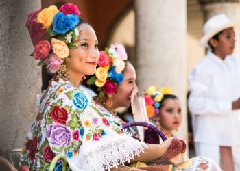 Femme Merida, Yucatan au Mexique