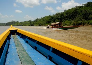 Lancha privada à Lacanja, Chiapas au Mexique