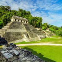 Palenque au Chiapas, pyramide, Mexique