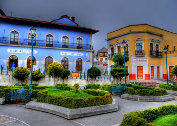 Ville de Real de Monte, ville coloniale, Mexique, couleurs