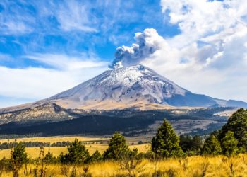 Puebla, Cholula, Volcan Popocatepetl, Mexico et ses alentours, Mexique