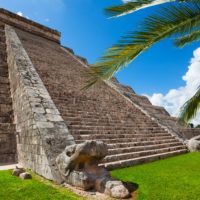 Pyramide, site de Chichen Itza, Yucatan, Mexique, site archéologique