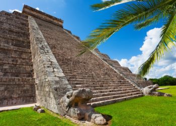 Pyramide, site de Chichen Itza, Yucatan, Mexique, site archéologique