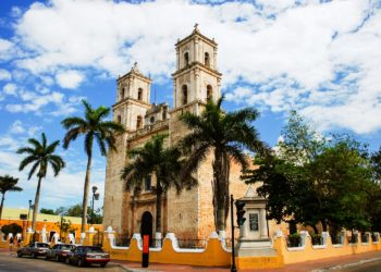 Cathédrale de Valladolid, Yucatan au Mexique