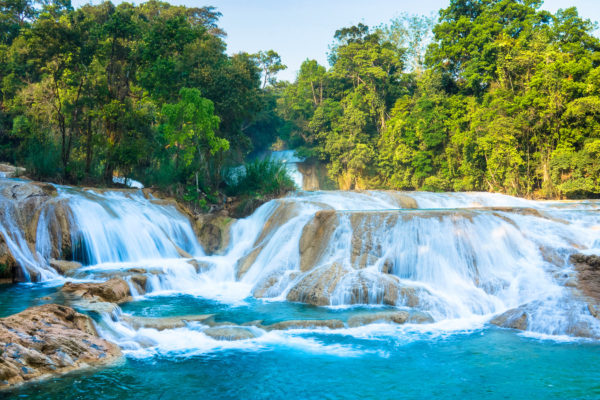 Cascades de Agua Azul, Chiapas au Mexique